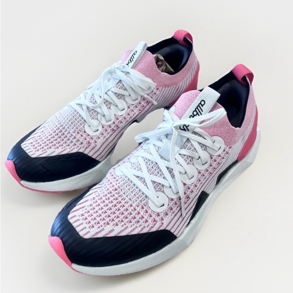 Allbirds Pink and White Athletic Shoes